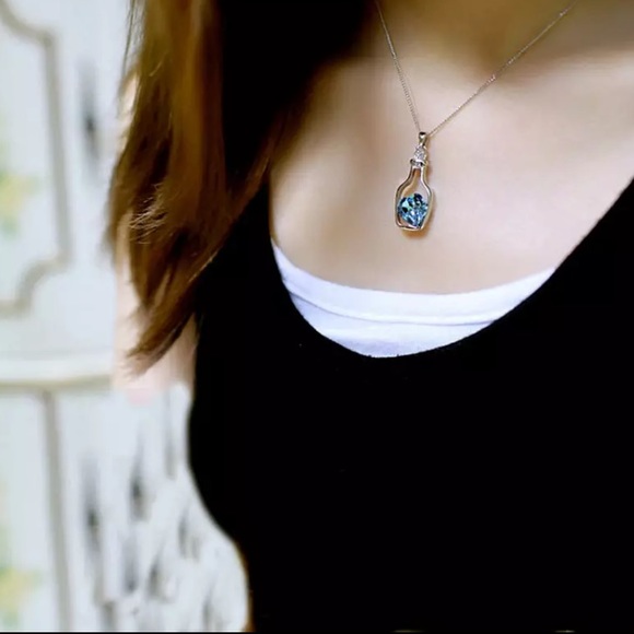 (Last 1) Austrian Crystal Necklace made w/Swarovsk - Picture 4 of 5